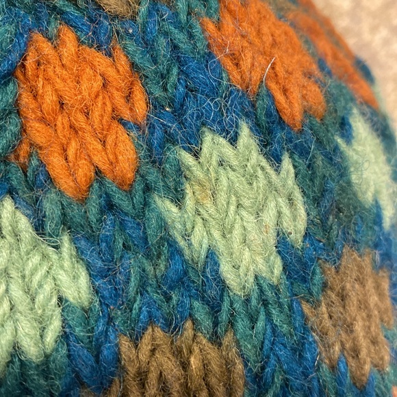 Rising Tide Nepal Wool Knit Hat Fleece Lined - Picture 14 of 15